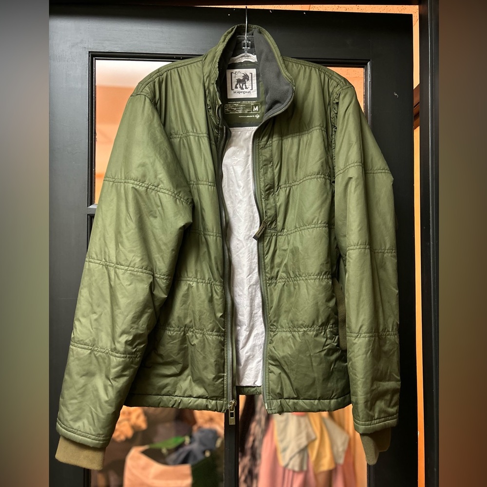 Scapegoat (Prana) Men’s Puffer Jacket Army Green Medium